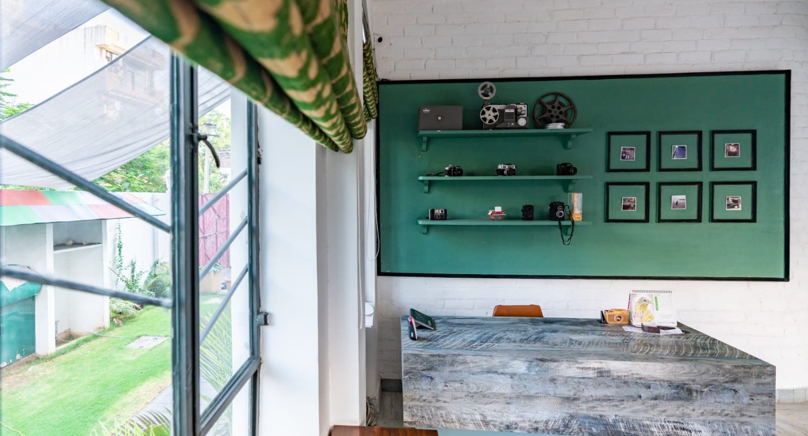 Creative learning areas prepared for workshops at TOSS.